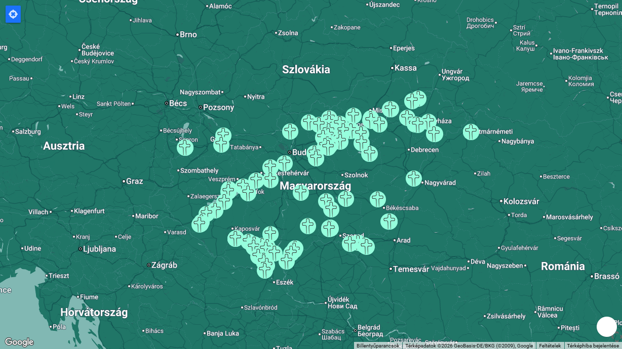 Fogadj örökbe egy keresztet - helyszínek