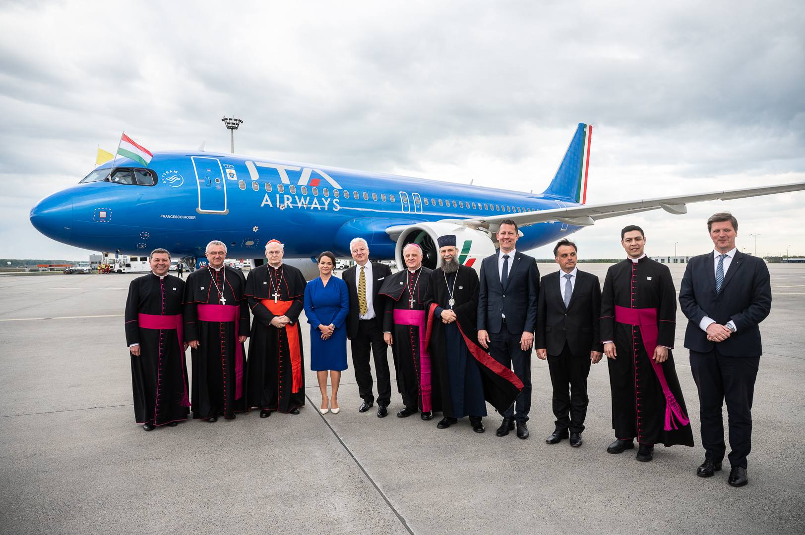 Ferenc pápa búcsúztatása a Liszt Ferenc Repülőtéren