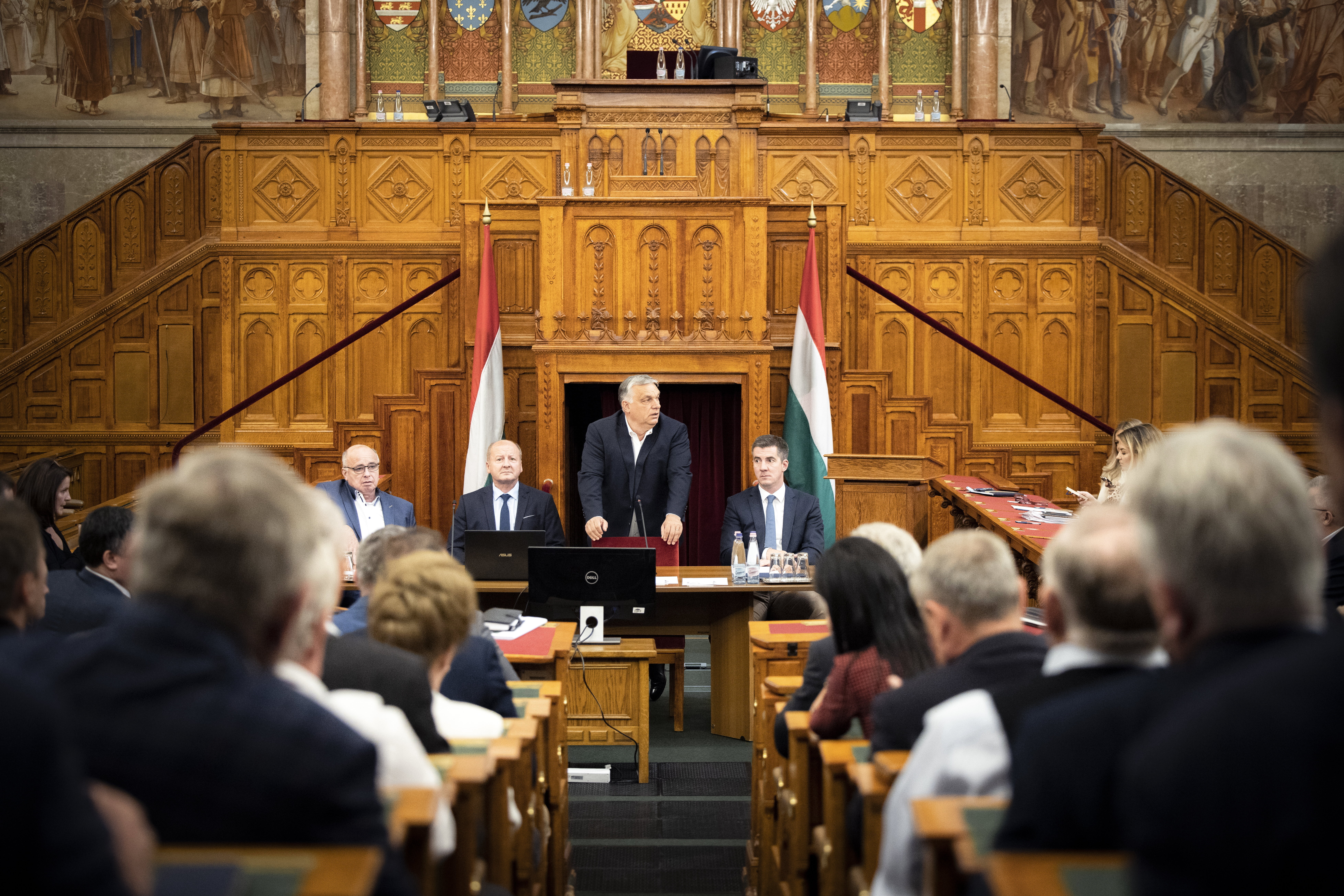 Orbán Viktor a Fidesz-KDNP frakcióülésén