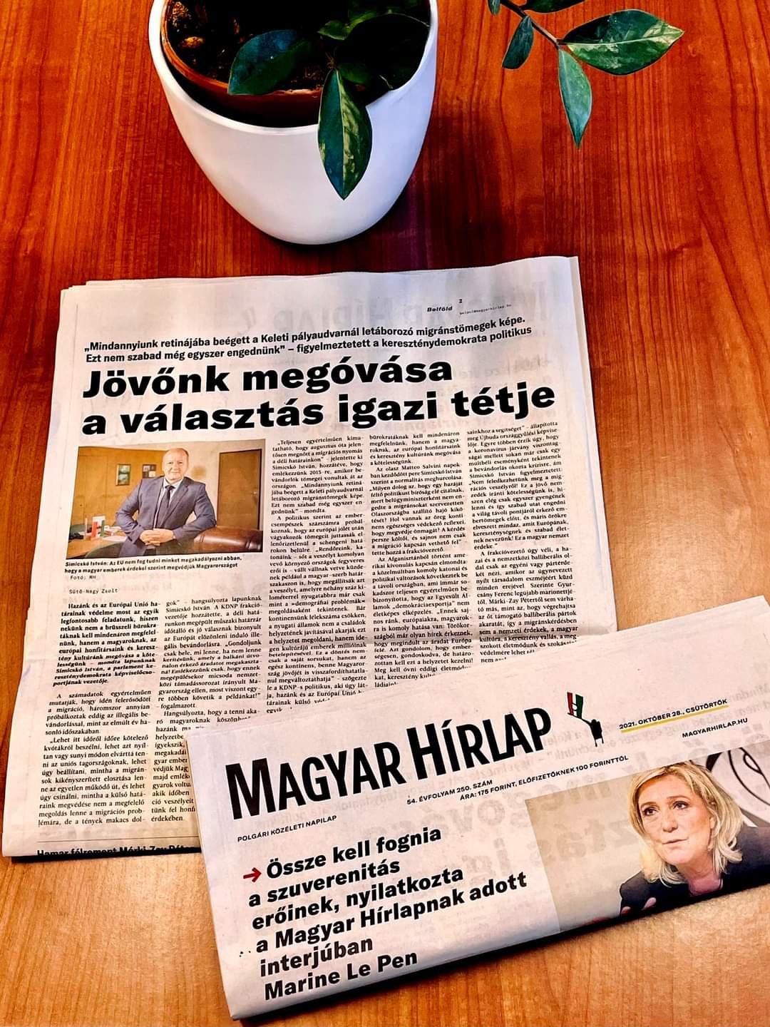 Simicskó-interjú a Magyar Hírlapban