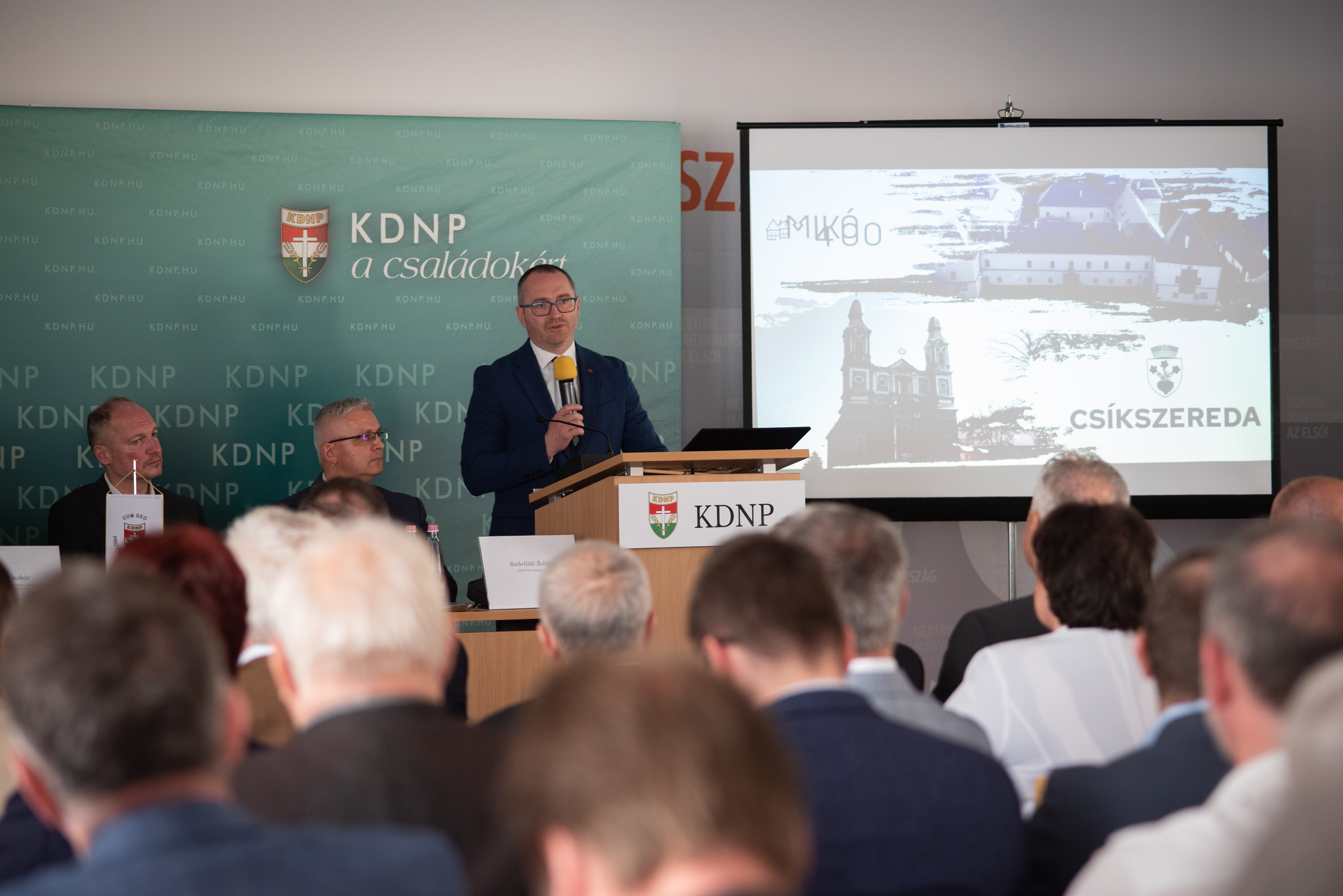 Korodi Attila, Csíkszereda polgármestere a KDNP Önkormányzati Tanácsán