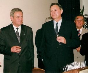 Tőkés László és Chrudinák Alajos