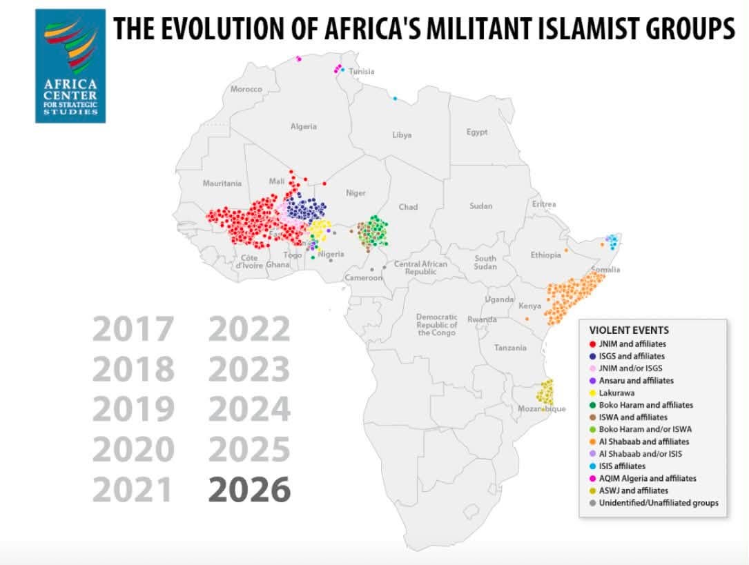 Afrika iszlamisták